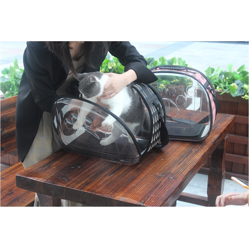 Túi xách chó mèo LunaPet TVC03 túi trong suốt vận chuyển chó mèo dễ thương