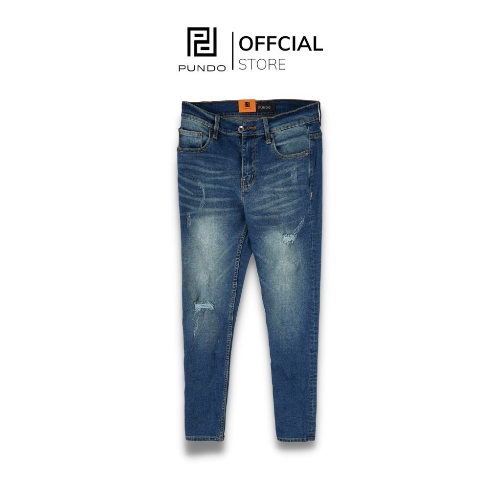 Quần jean nam dài 3 màu basic chất cotton jean cao cấp dễ phối PUNDO QJPD07