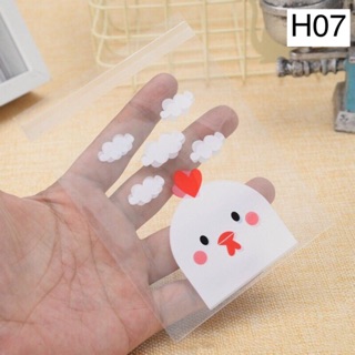 10 túi dán miệng hình thỏ - gấu dễ thương