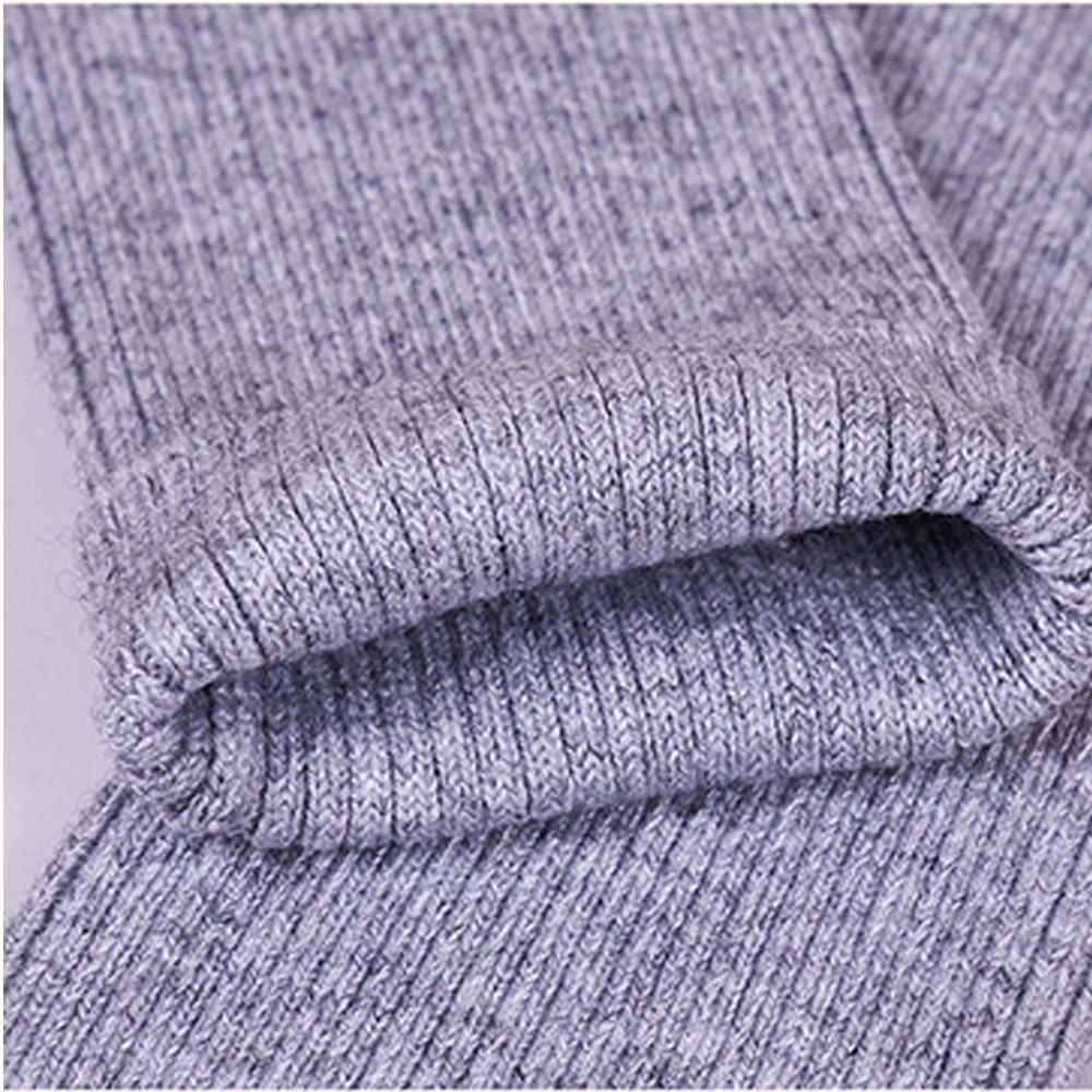 PATH Tay Áo Mắt Cá Chân Dệt Kim Mới Mùa Đông Màu Trơn