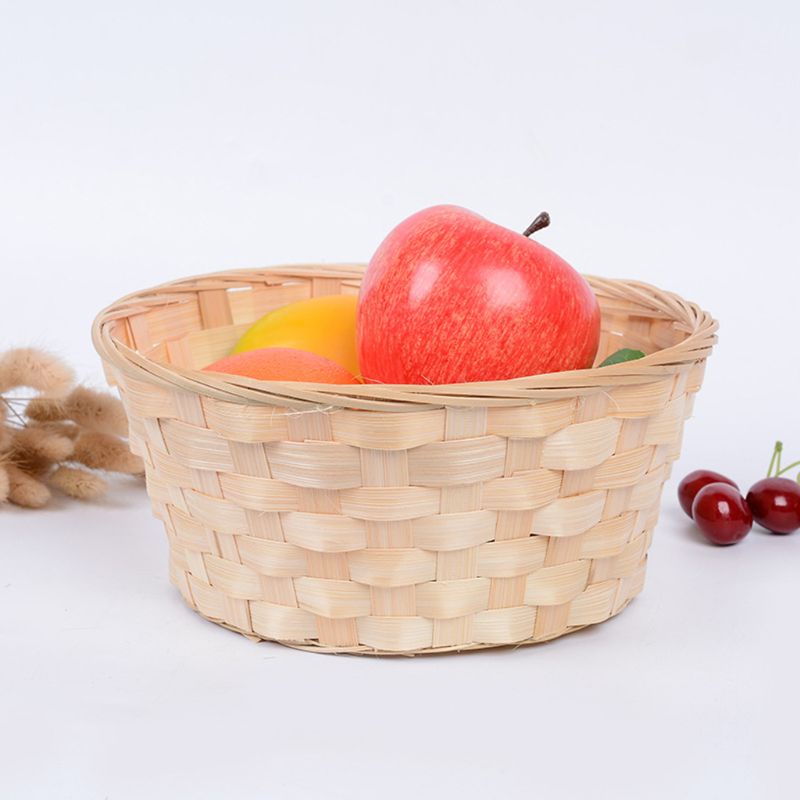 ✿ Giỏ Đan Tre Đựng Bánh Mì / Trái Cây / Rau Củ Quả Tiện Dụng Cho Nhà Bếp
