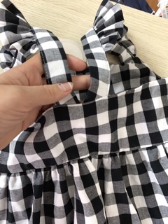  Váy next kẻ caro cho bé gái