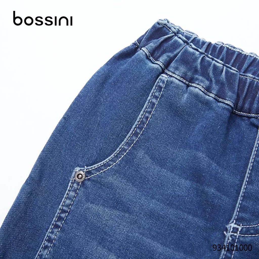 Quần jeans bé trai lưng thun WILD Bossini 934101000