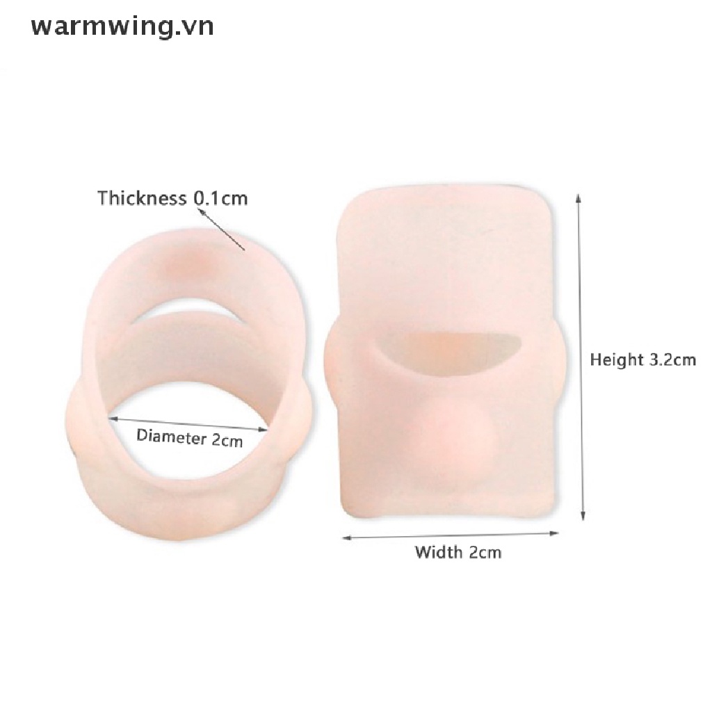 1 Cặp Dụng Cụ Silicone Chỉnh Hình Móng Chân Mọc Ngược