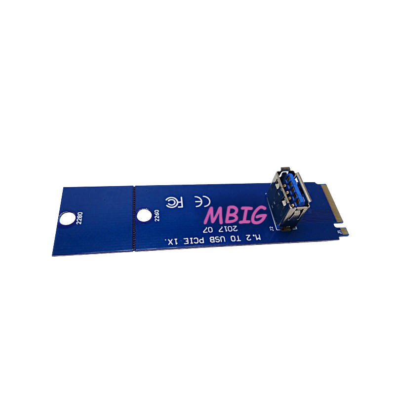 MG NGFF M.2 to PCI-E X16 Slot Transfer Card Mining Pcie Riser Card VGA Extension Cable @vn