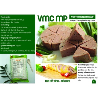 Phụ gia tạo dẻo cho thịt, tăng kết dính, giòn dai cho giò chả VMC MP