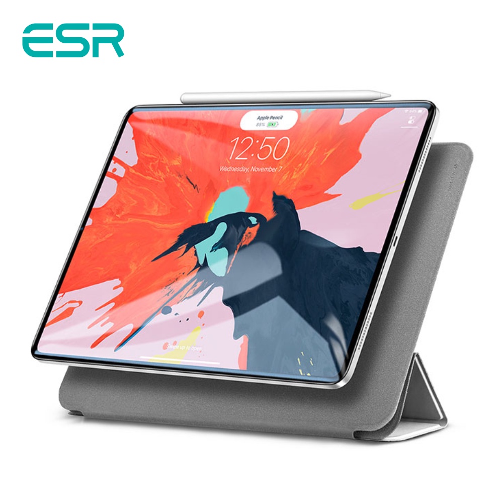 Bao Da iPad Pro 11 2020 ESR MAGNETIC Hỗ Trợ Sạc Apple Pencil, Nắp Đóng Mở Nam Châm Hít, Tắt Mở Tự Động - Hàng Chính Hãng