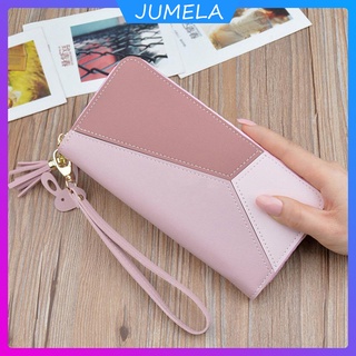 Ví nữ cầm tay dáng dài mini cute cao cấp nhỏ gọn thời trang chất liệu da pu nhiều ngăn đựng tiền đựng thẻ JUMELA VN01