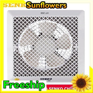 Quạt hút thông gió 1 chiều âm trần và 2 chiều âm tường Senko H200 và HT200 35W cao cấp - Sunflowers