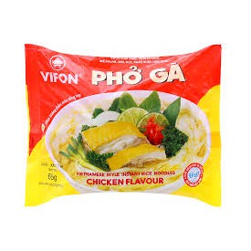 COMBO 5 GÓI PHỞ VIFON 65G VỊ GÀ + BÒ