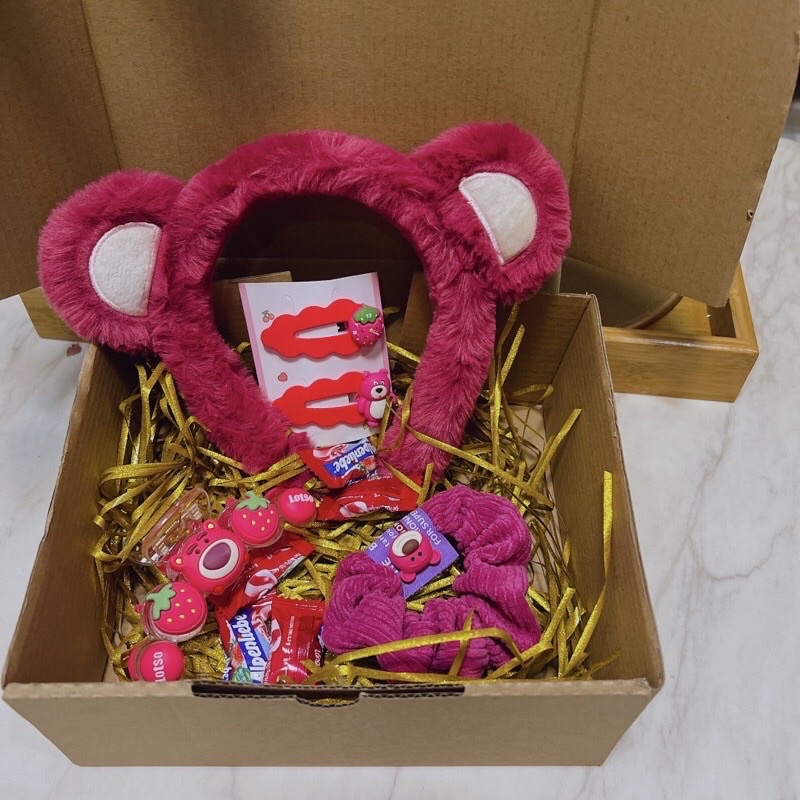 Set quà 20/10 gấu dâu losto cute