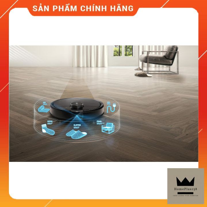 ⚡Hàng chính hãng⚡ Robot hút bụi lau nhà Ecovacs Deebot T8 AIVI+ Tự xử lý rác_ Hàng mới nguyên seal 100%