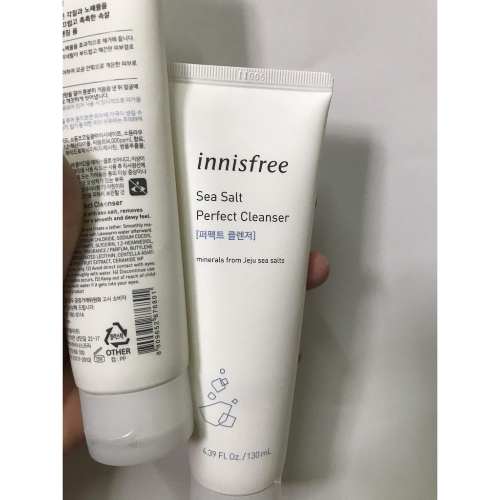 🌺  Mypham21  🌺  Sữa Rửa Mặt Chiết Xuất Muối Biển Innisfree Sea Salt Cleanser 20%,30%,40%. MLN21  🌺