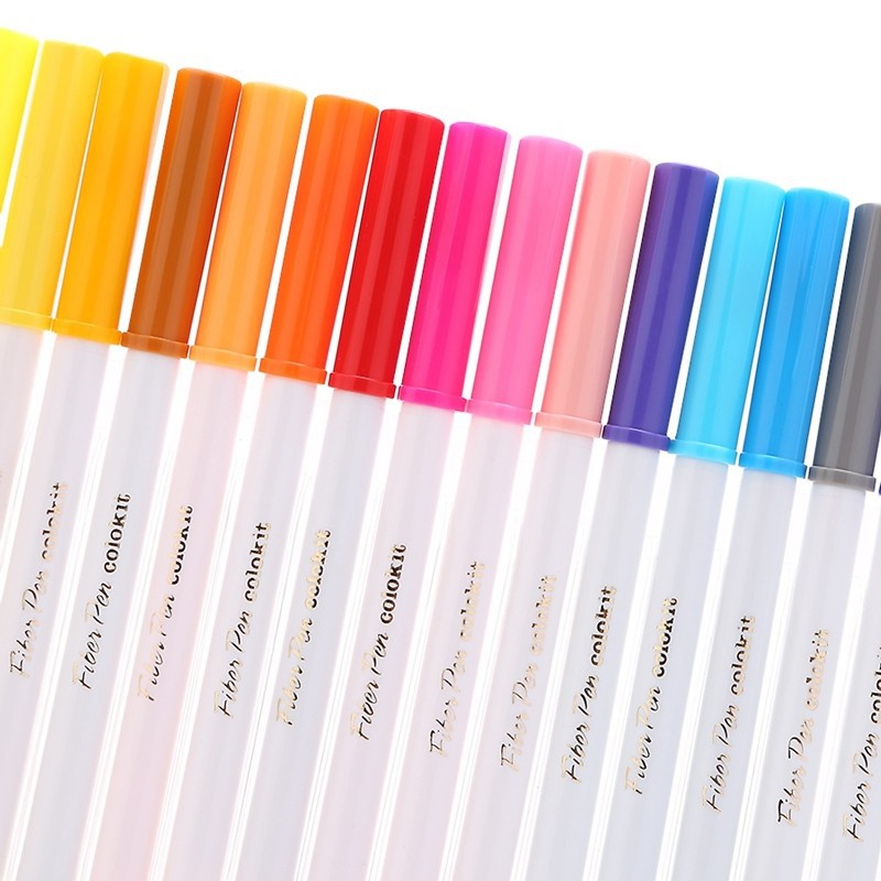 Bút lông màu Fiber Pen Thiên Long Colokit FP-C03 20 màu Basic - Màu tươi sáng, mực an toàn