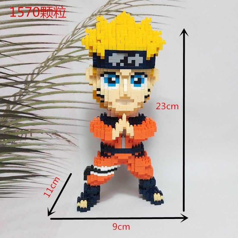 Mô Hình Đồ Chơi Lắp Ráp Lego Naruto I Love Luo Zuosuke Kakashi 3d 04.01