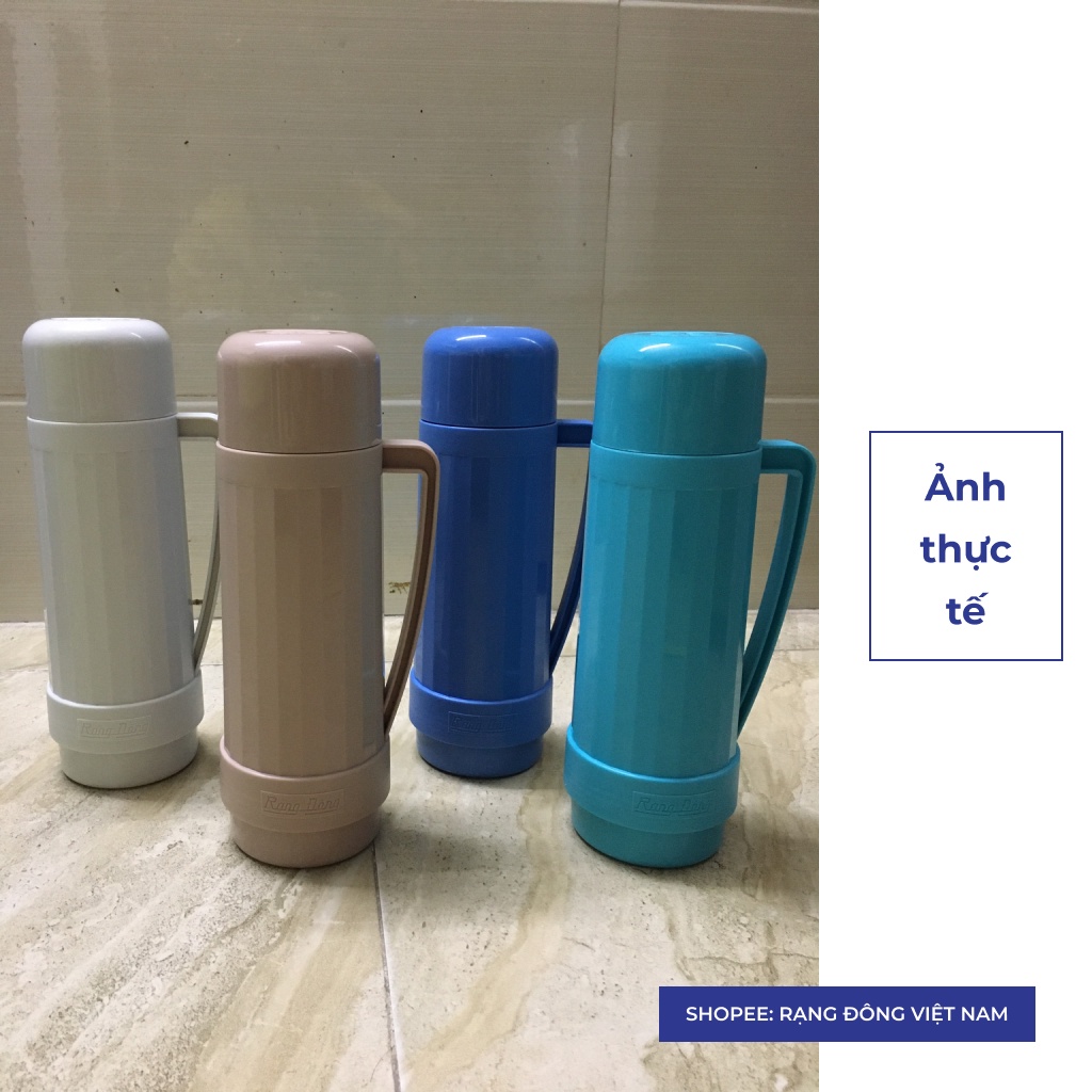 Phích nước mini Rạng Đông 0,5 lít, bình giữ nhiệt cầm tay cá nhân đựng nước nóng, Model RD 0538 N1