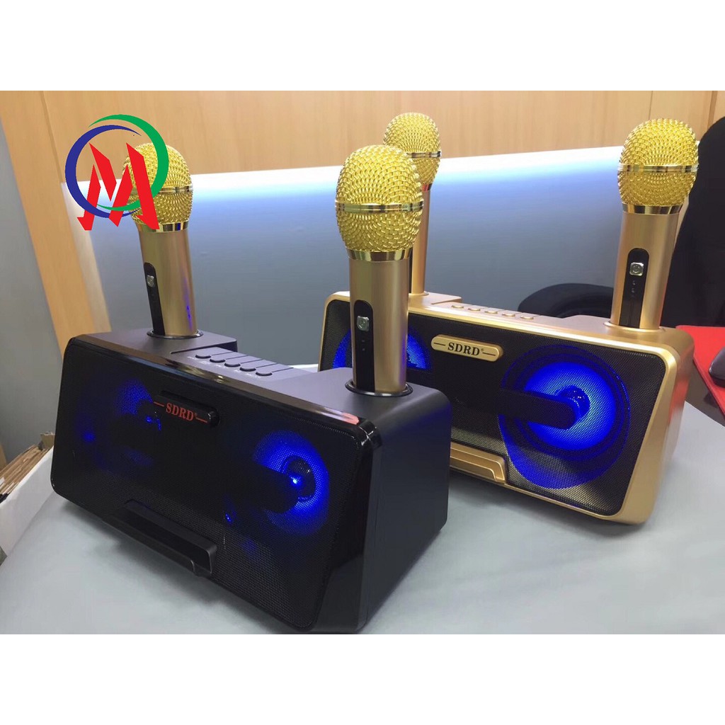 [Mã ELMS5 giảm 7% đơn 300K] Loa Karaoke SDRD SD-301 kèm 2 mic không dây (giao màu ngẫu nhiên)