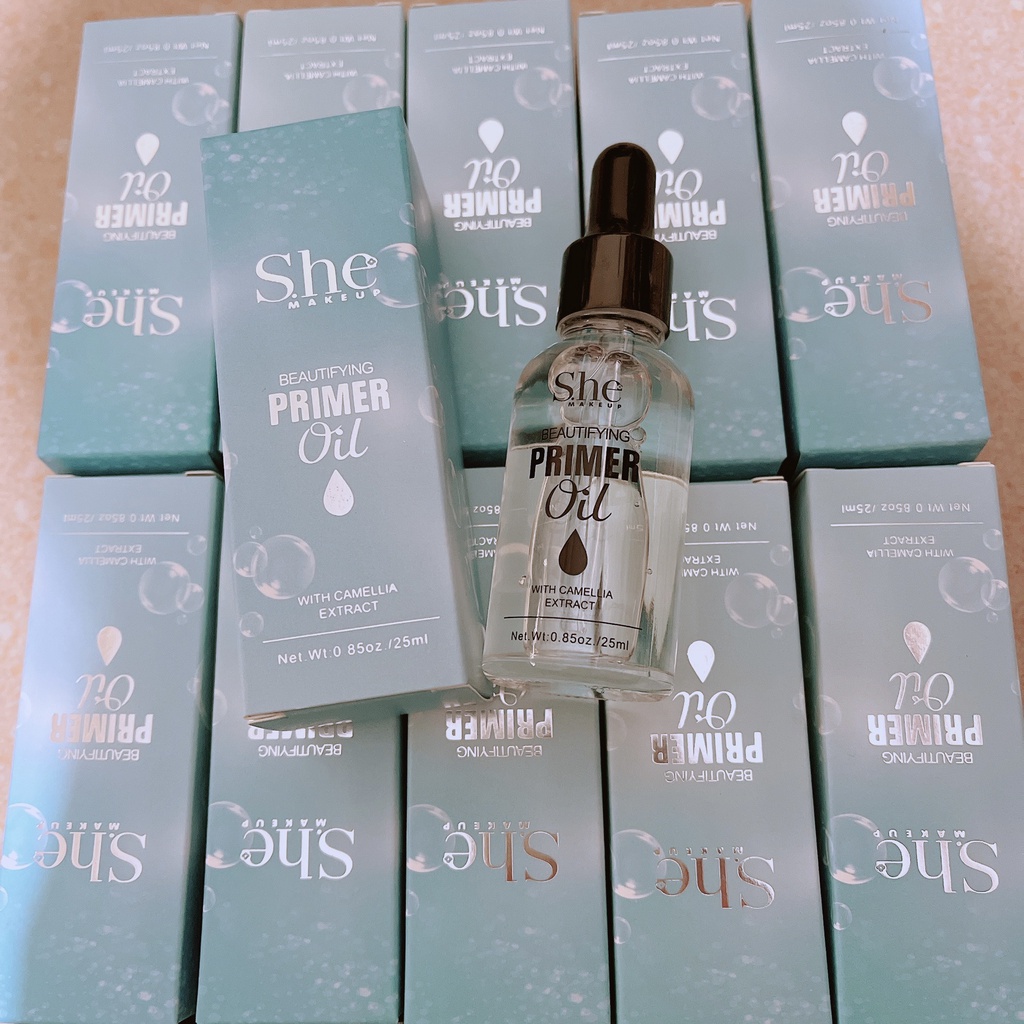 Tinh dầu She Oil Primer Mix Trộn kem nền 25ml chuyên dùng pha Kem Nền