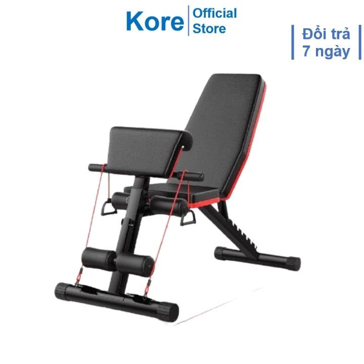 Ghế tập gym tại nhà kết hợp nhiều bài tập đa năng hỗ trợ tập bụng, tập tạ và các bài tập thể dục