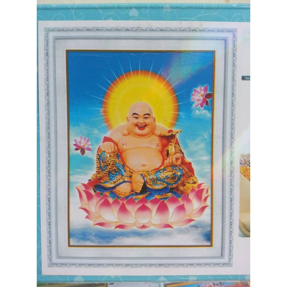 Tranh đính đá phật di lặc DF2571 (tranh chưa đính)