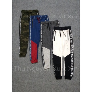 Quần Nỉ jogger bé trai nhiều mẫu.