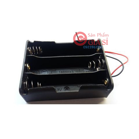 BỘ 2 HỘP ĐẾ 3 PIN 18650 ❤️freeship❤️
