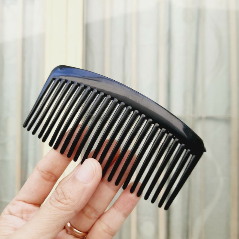 Combo 6 cái lược cài tóc mái nhựa mềm loại ngắn