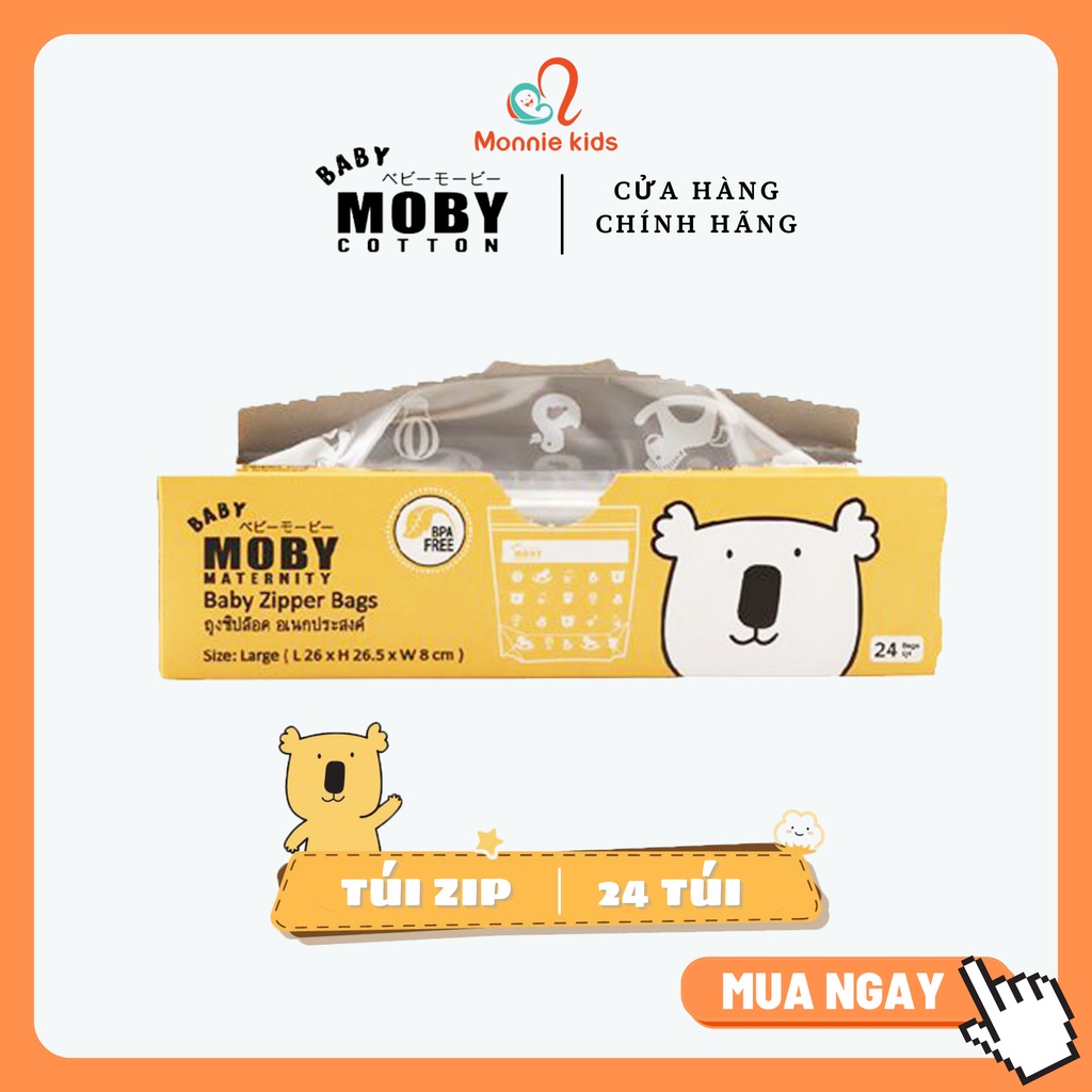 TÚI ZIP ĐA NĂNG BABY MOBY