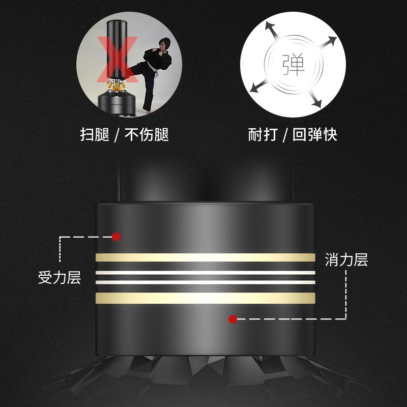 Trụ boxing tự đứng ABJ 41170 cao 1m7 liền thân