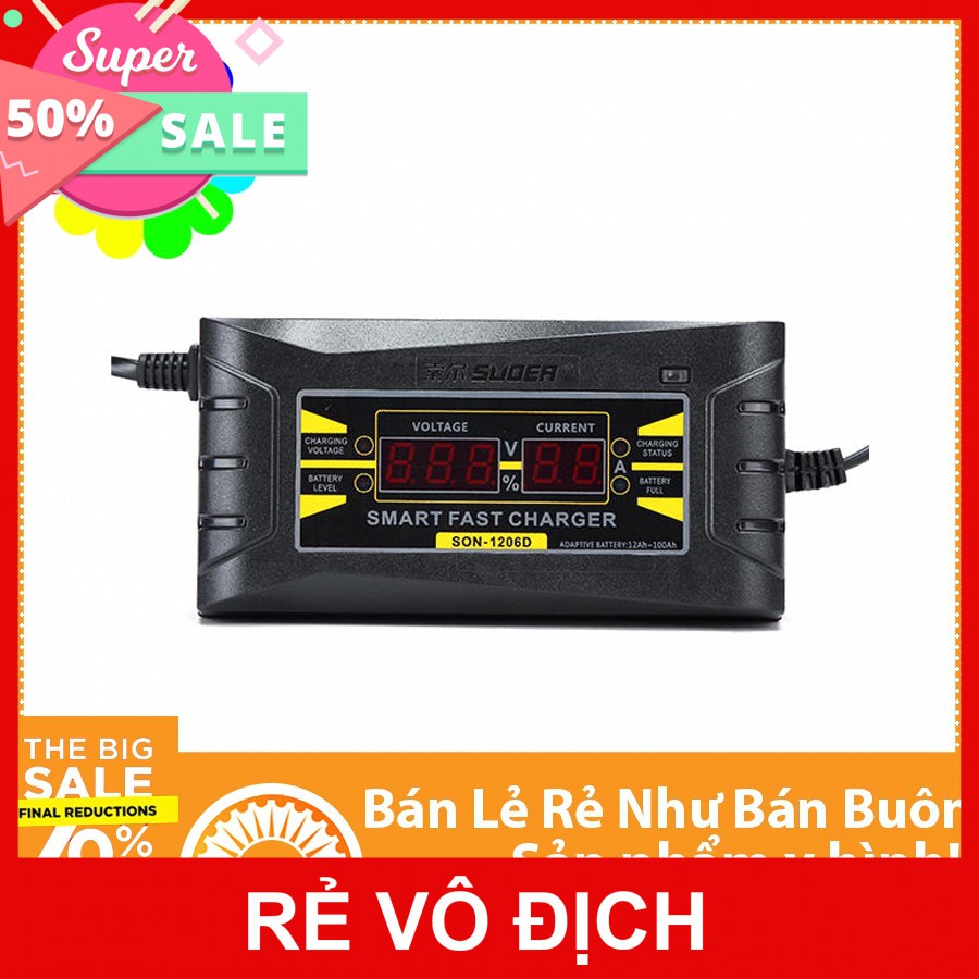 Sạc Acquy 12V-6A Suoer Son-1206D