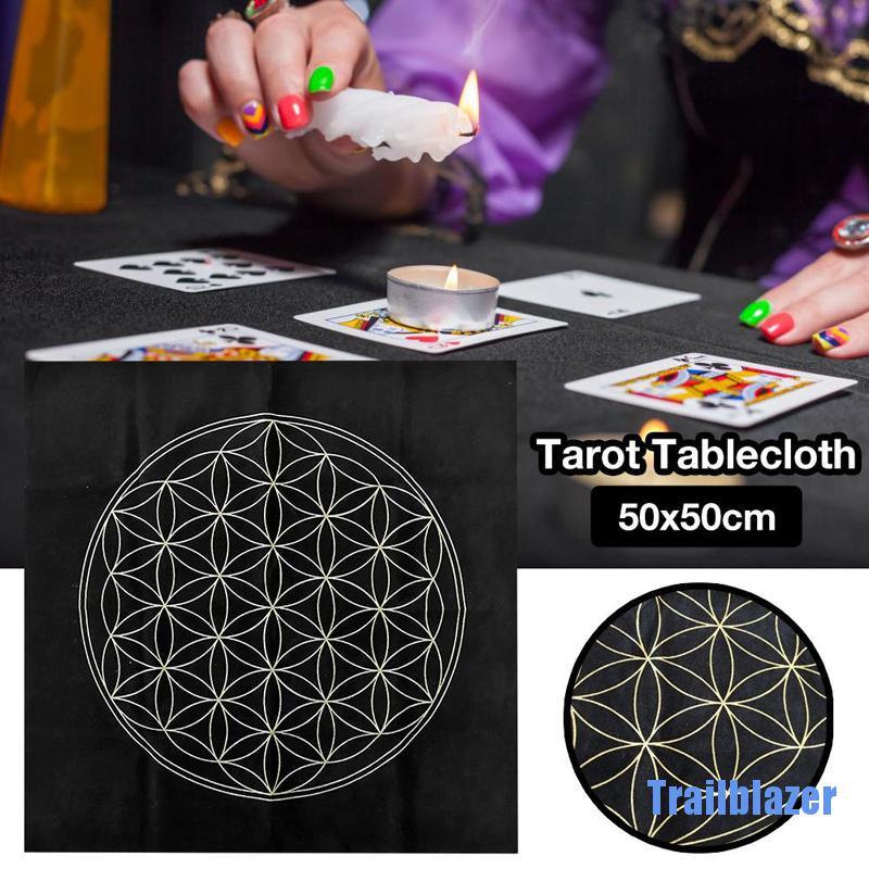 Bộ Thẻ Bài Tarot Bằng Nhung Họa Tiết Hoa Độc Đáo