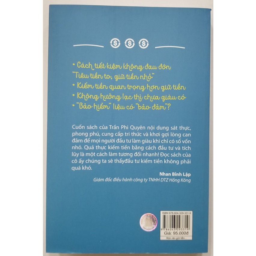 Sách- Rón Rén Gửi Tiền Tiết Kiệm Không Bằng Mạnh Dạn Đầu Tư