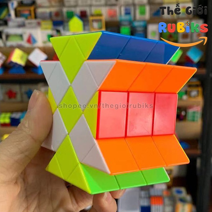 Rubik YiSheng Case Cube Ancient Fisher 3x3x3 - Rubik 3x3 Biến Thể 6 Mặt.