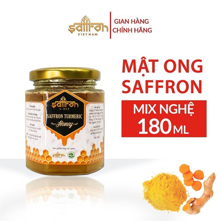 Mật ong mix Saffron Tinh bột nghệ thumbnail