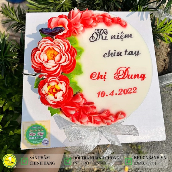 Khuôn silicon vỉ 11 hoa rơi làm rau câu xôi đậu