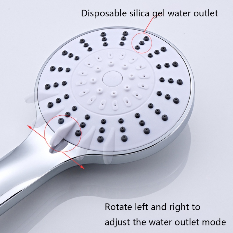 Vòi Hoa Sen 5 Chế Độ Phun Nước Dạng Nhấn Tiện Dụng Cho Nhà Tắm