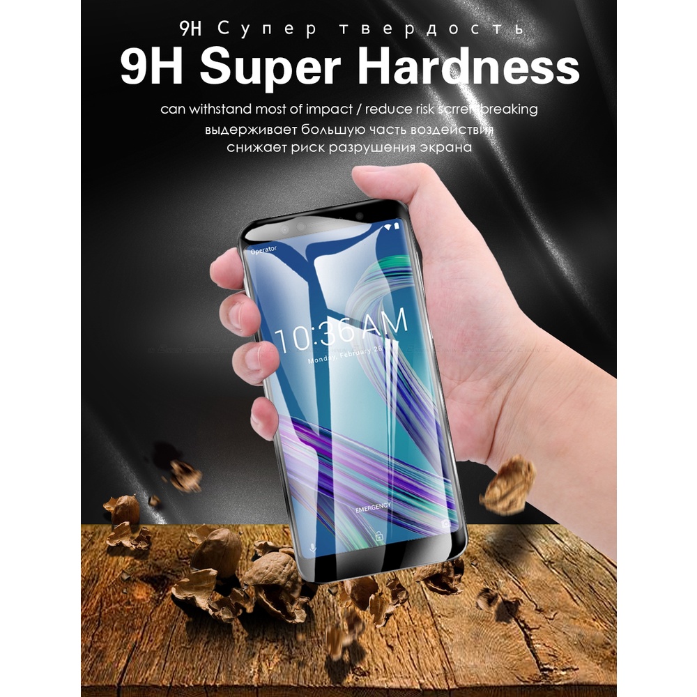 Kính Cường Lực Bảo Vệ Toàn Màn Hình Cho Asus ZenFone Max Plus Pro M1 M2 Shot ZB633KL ZB634KL ZB602KL ZB631KL