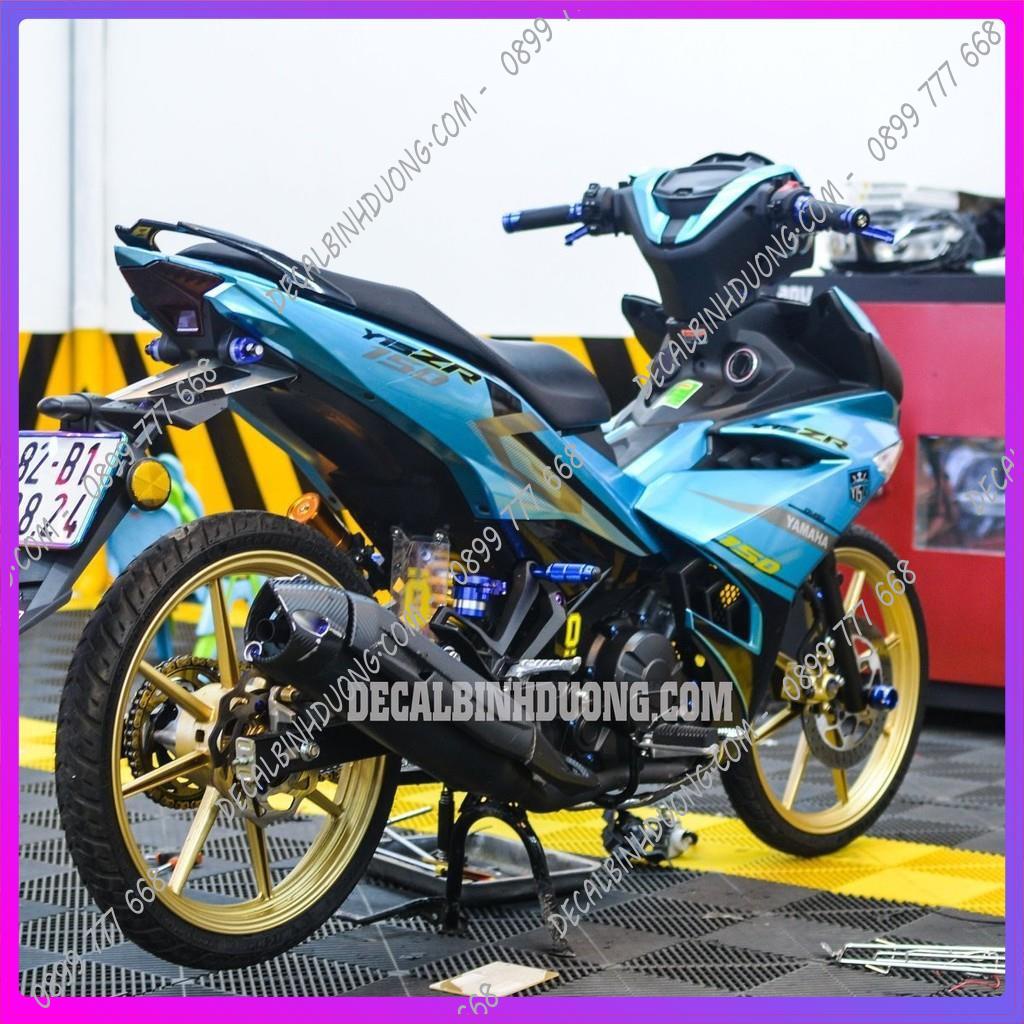 Tem Xe Máy - Decal Trùm Exciter 150 Y15ZR Xanh Ngọc Cực Chất - Decal Candy