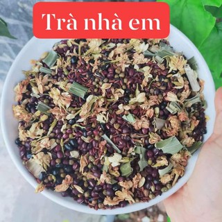 Trà đỗ đen- gạo lứt - đỗ đỏ- lá dứa rang sẵn (1kg)