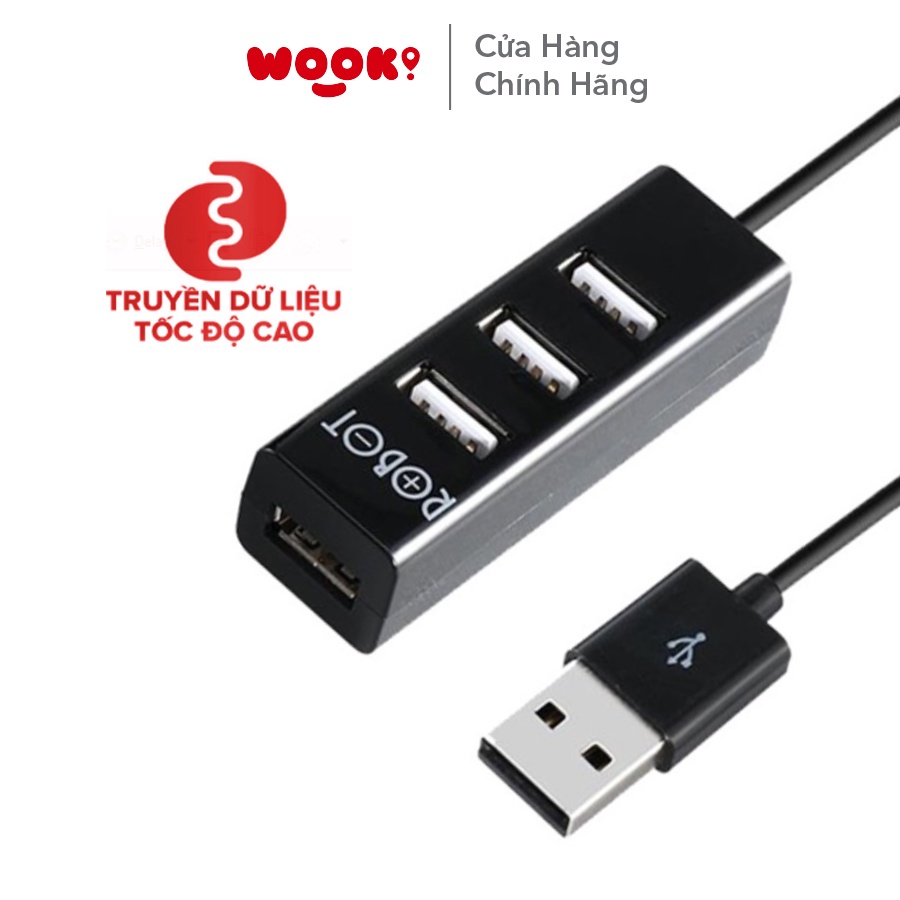 HUB Chuyển Đổi ROBOT H140-80 4 Cổng USB Hàng Chính Hãng Bảo Hành 12 Tháng 1 Đổi 1