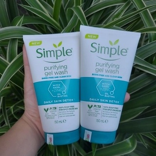 Sữa Rửa Mặt Simple Kiềm Dầu, Ngừa Mụn 150ml