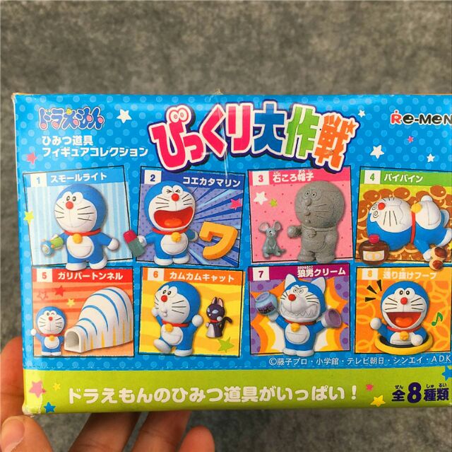 Doreamon: Hộp 8 mẫu mô hình Doreamon Bảo Bối