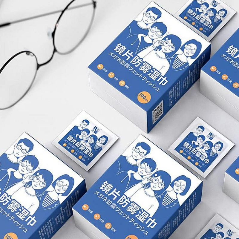 Miếng lau kính,hộp 100 miếng, lau laptop lau kính xe ô tô