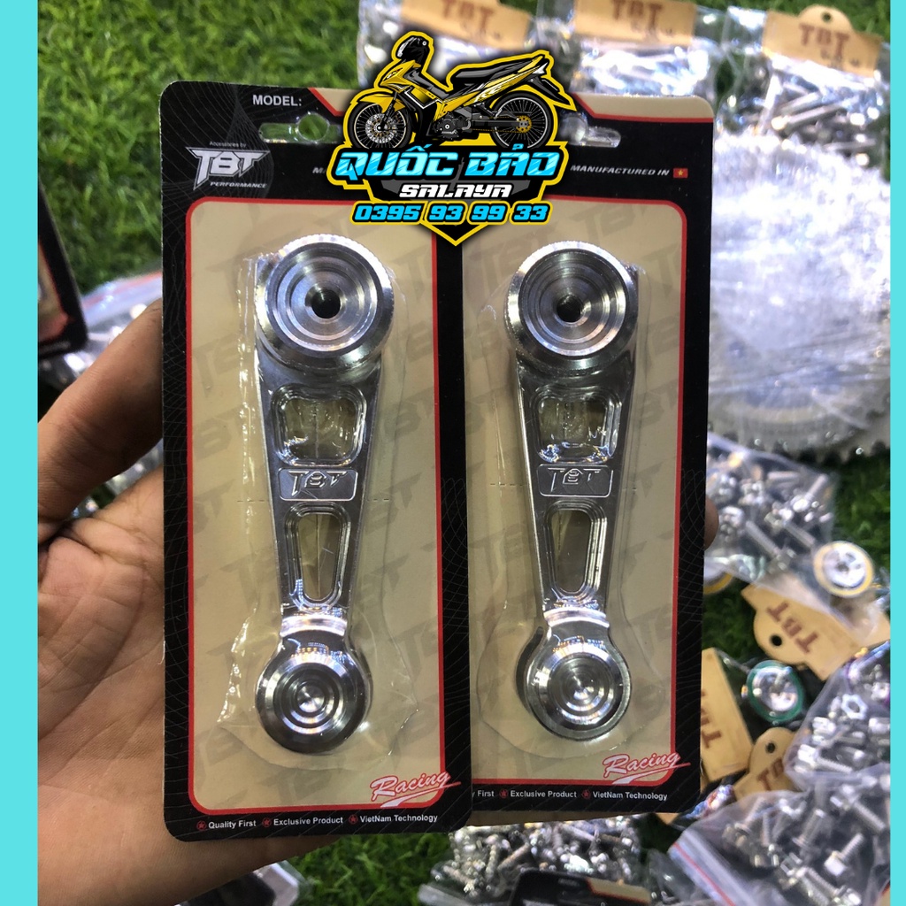 Càng thắng TBT mẫu v3 inox 304 lắp thắng đùm ex wave dream vairo và nhiều dòng xe