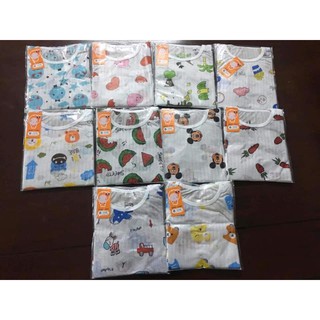 Combo 5 bộ cotton giấy dài tay cho bé