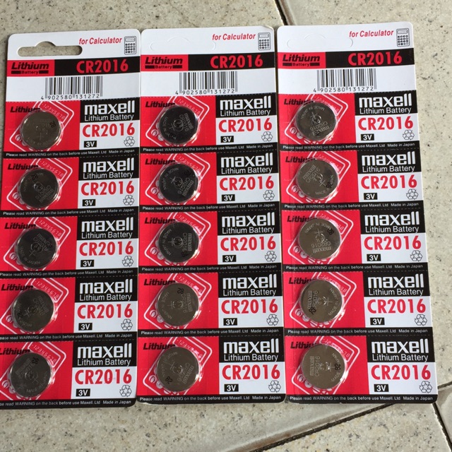 5vien pin vỉ Lithium CR2016