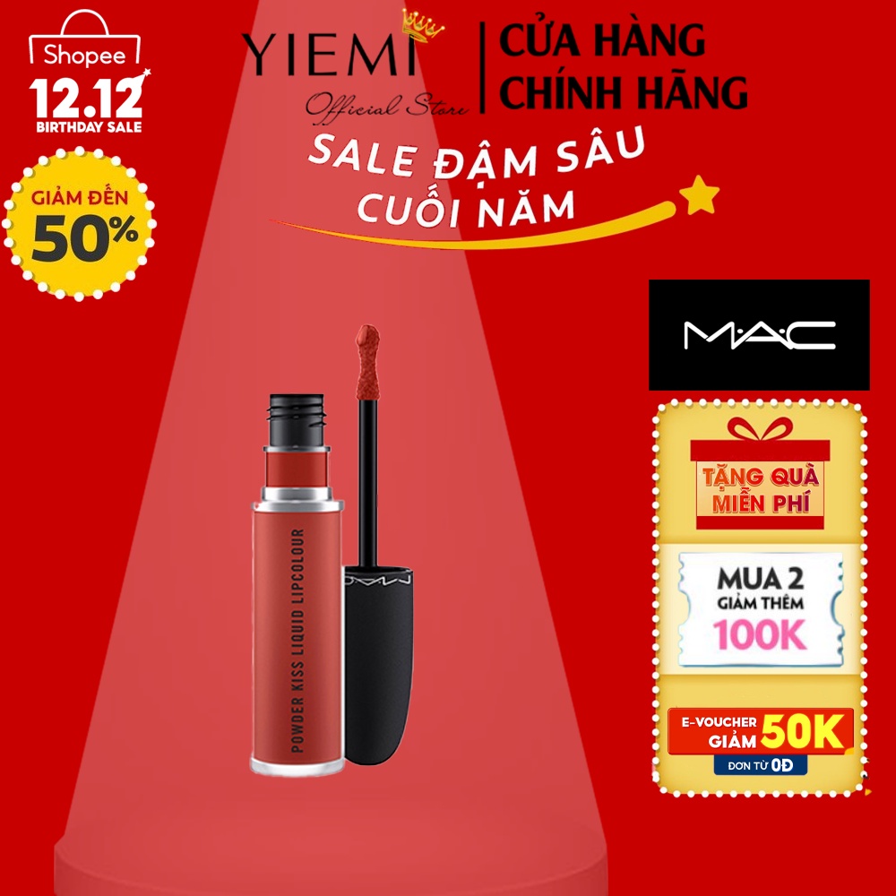 Son MAC POWDER KISS LIQUID LIPCOLOUR. BAO CHECK CODE CHECK MÃ, BILL ĐẦY ĐỦ