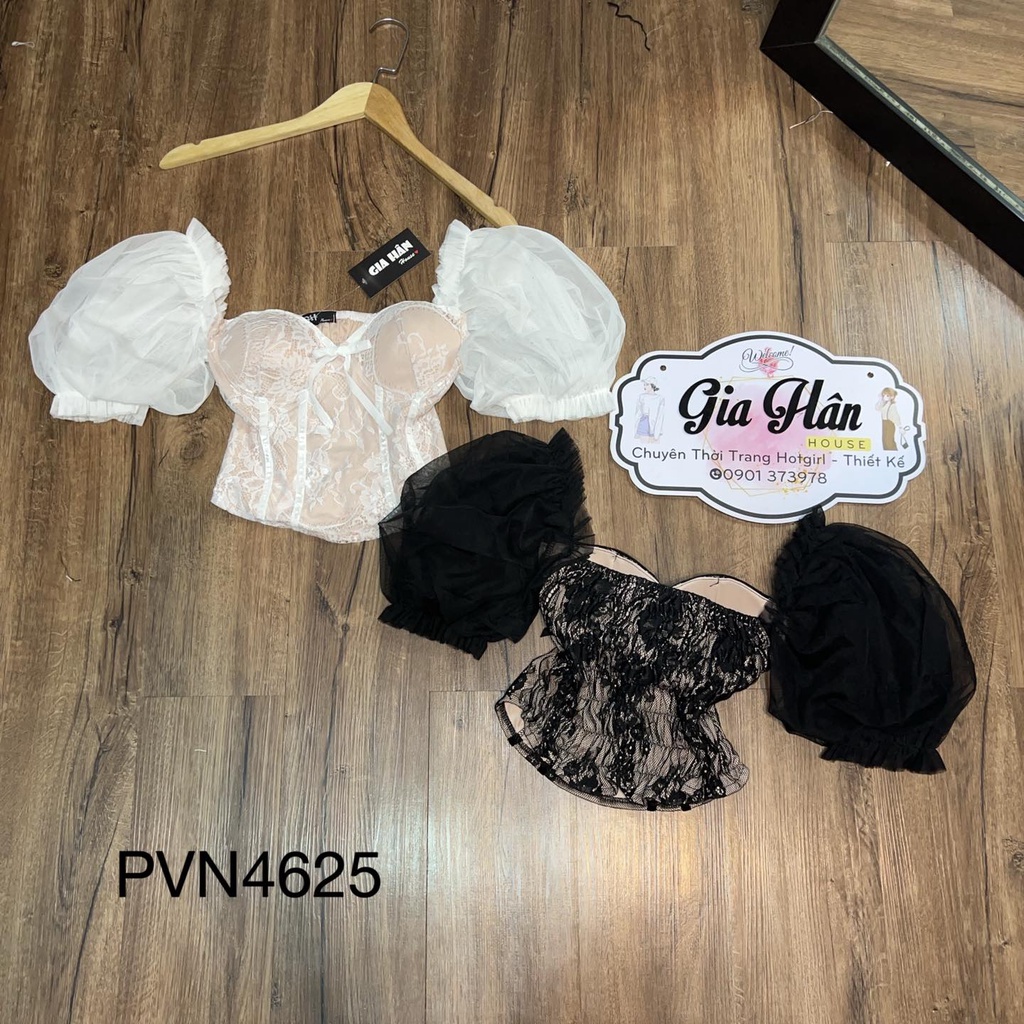 Áo tay phập phồng