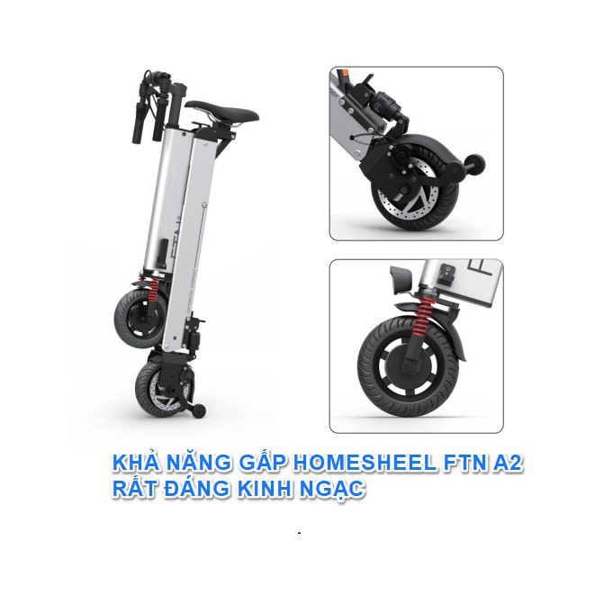 Xe điện cân bằng Homesheel A2 chính hãng _ bảo hành 2 năm_ phiên bản mới nhất