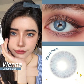 [Hàng mới về] Bộ kính áp tròng màu xanh dương Sept.6 DNHLAN Series VI-II 14.0mm chất lượng cao